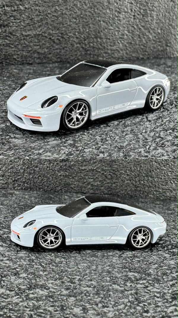 Rodas 1:64 Cromo Silver – Turbina Multiraias (look Porsche 911 Branco)