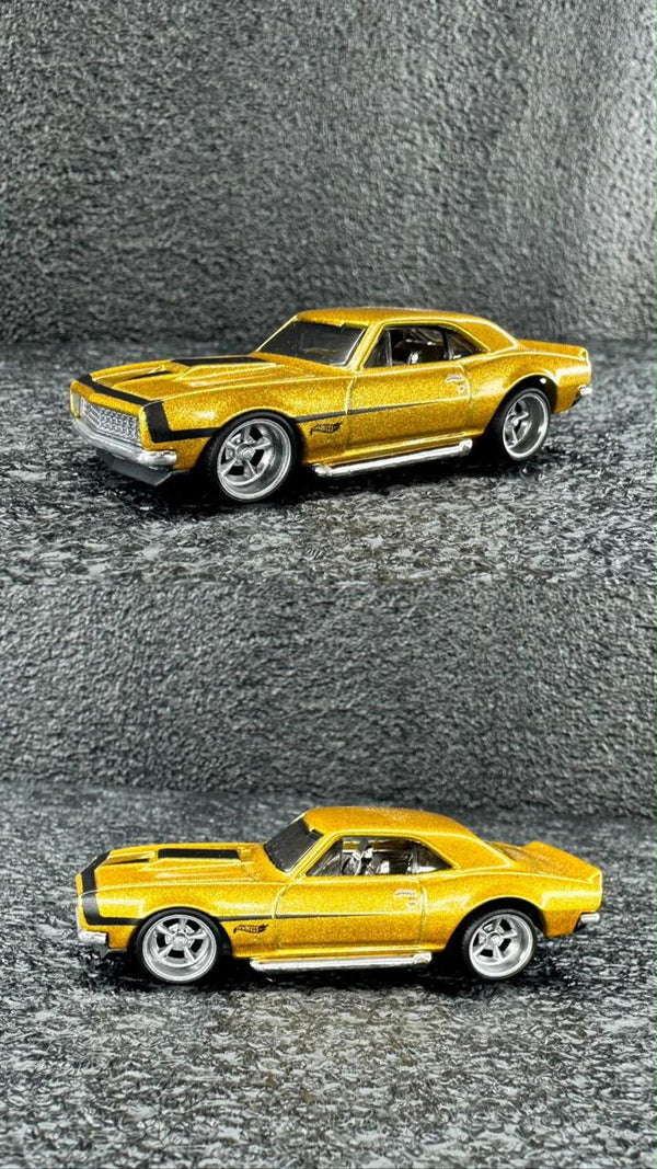 Rodas 1:64 Cromo Silver – Clássica 5 Raias (look Camaro 1967 Dourado)