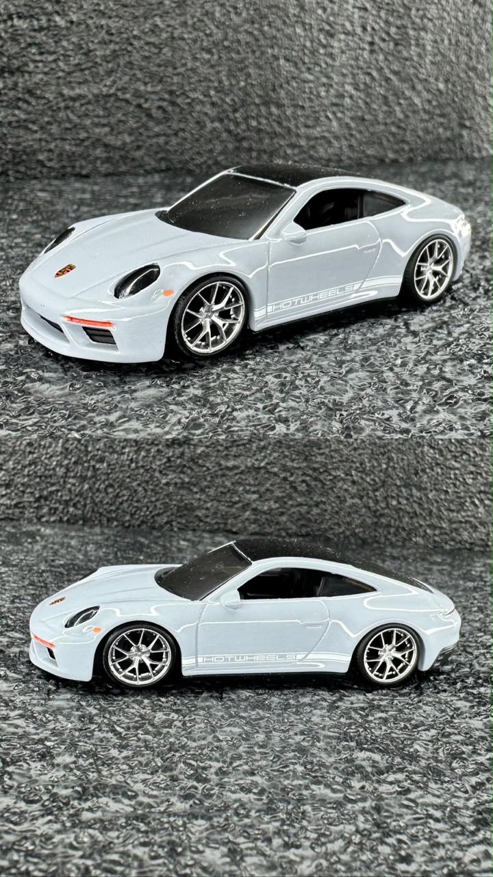 Rodas 1:64 Cromo Silver – Turbina Multiraias (look Porsche 911 Branco)